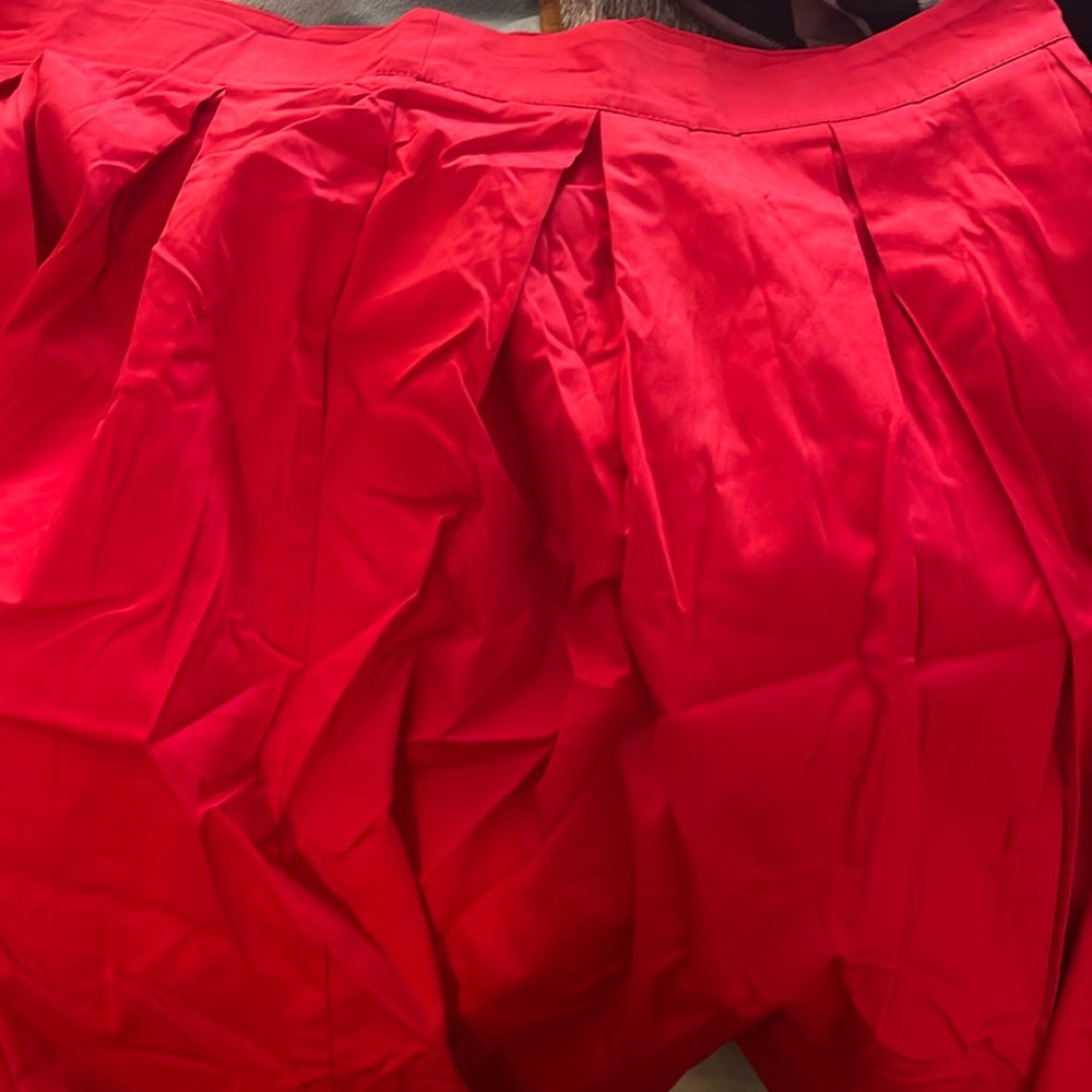 Red dressy or casual skirt